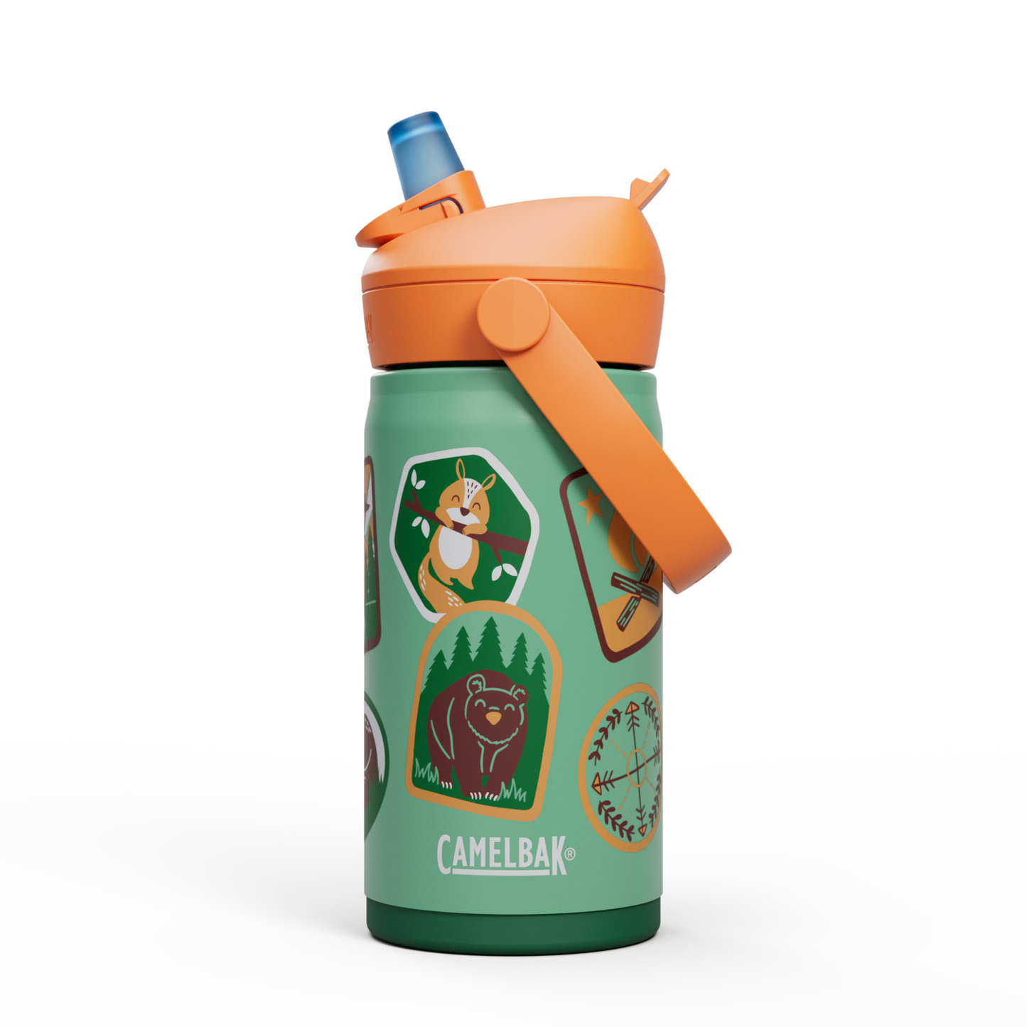 thrivetm-flip-straw-kids-12oz-bottle-insulated-stainless-steel-i7 nswfkxg1wq